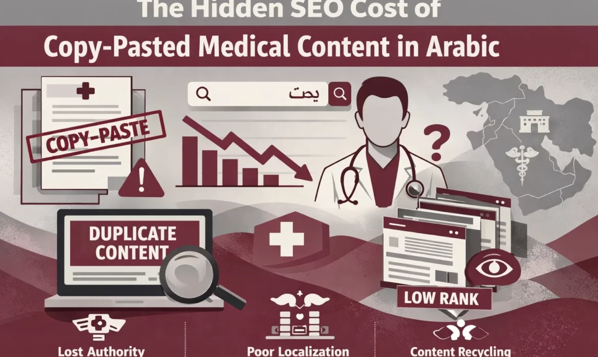Copy-Pasted Medical Content in Arabic