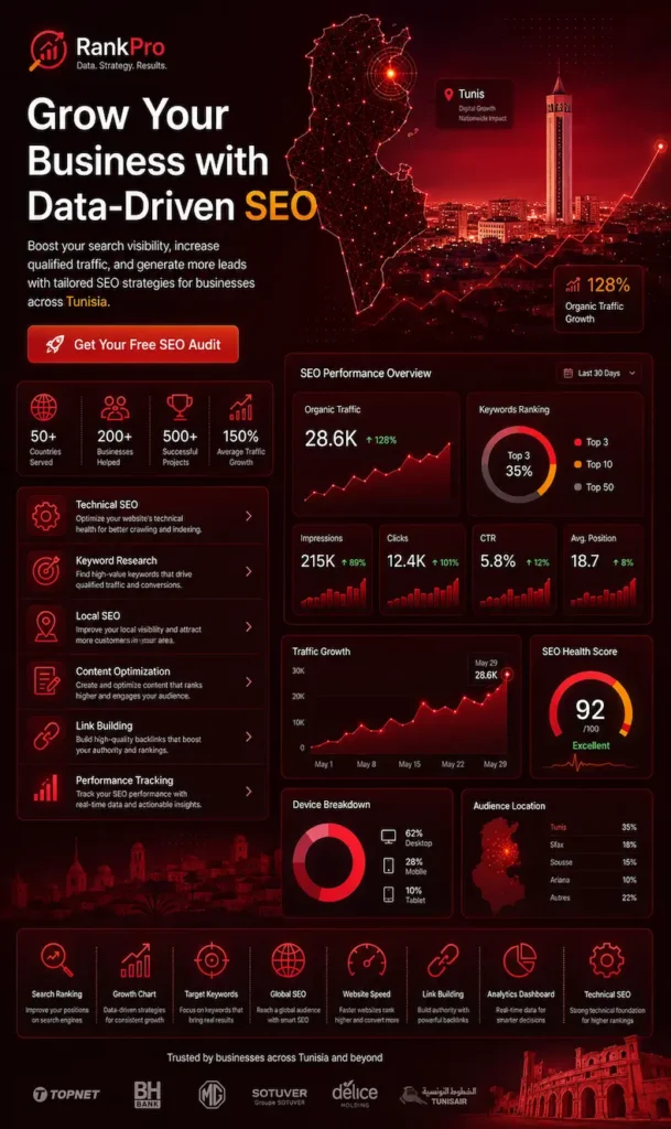 SEO AGENCY IN Tunisia