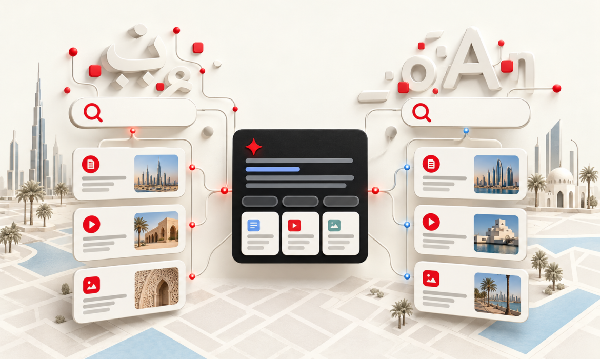 Arabic vs english ai overviews