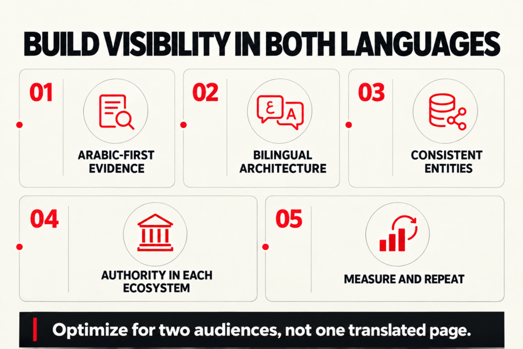 Arabic vs english ai overviews