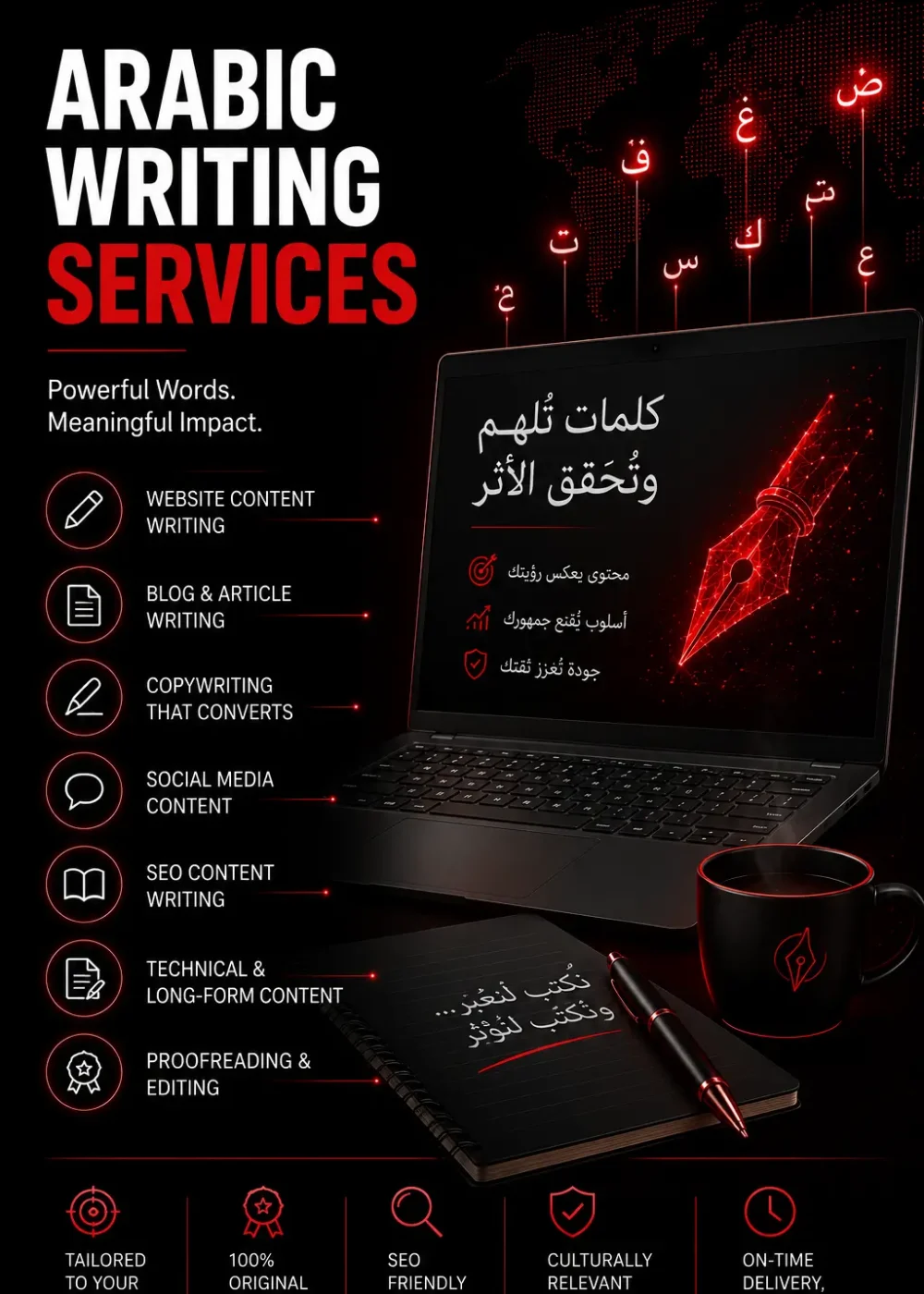 Arabic Writing Services
